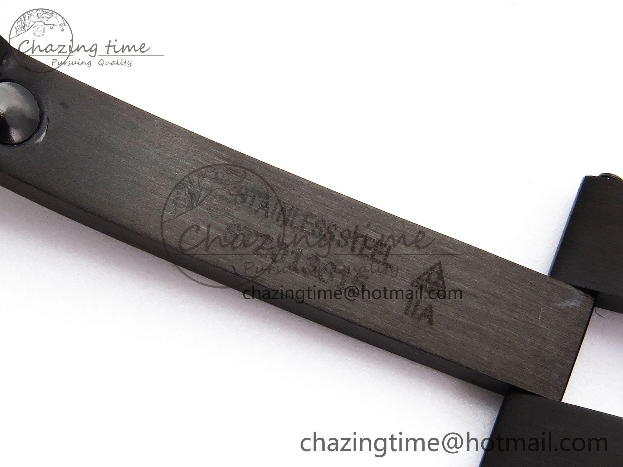 Speedmaster Black Benom PVD Moon RMF Best Edition on PVD Bracelet Lemania HW Minimalist 7727