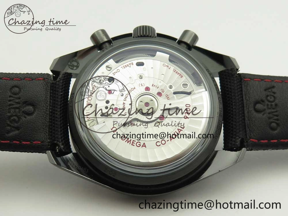 Speedmaster “Dark Side of The Moon” Real Ceramic OMF 1:1 Best Edition Black Black on Nylon Strap A Practical 7976