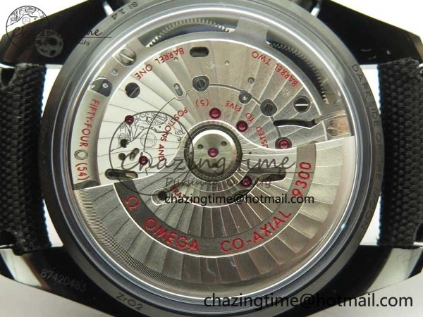 Speedmaster “Dark Side of The Moon” Real Ceramic OMF 1:1 Best Edition Black Black on Nylon Strap A Practical 7976