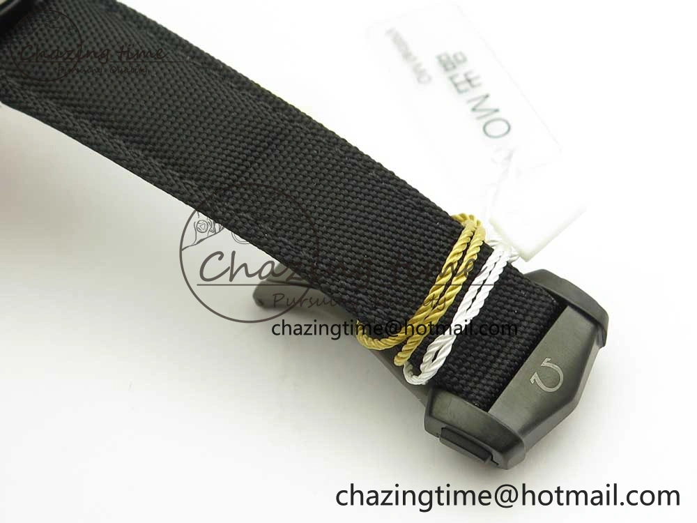 Speedmaster “Dark Side of The Moon” Real Ceramic OMF 1:1 Best Edition Black Black on Nylon Strap A Practical 7976