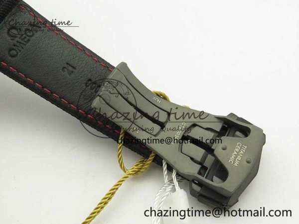 Speedmaster “Dark Side of The Moon” Real Ceramic OMF 1:1 Best Edition Black Black on Nylon Strap A Practical 7976