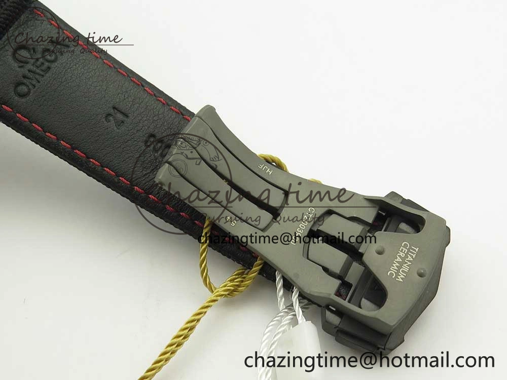 Speedmaster “Dark Side of The Moon” Real Ceramic OMF 1:1 Best Edition Black Black on Nylon Strap A Practical 7976