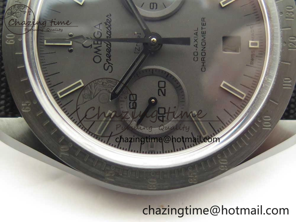 Speedmaster “Dark Side of The Moon” Real Ceramic OMF 1:1 Best Edition Black Black on Nylon Strap A Practical 7976