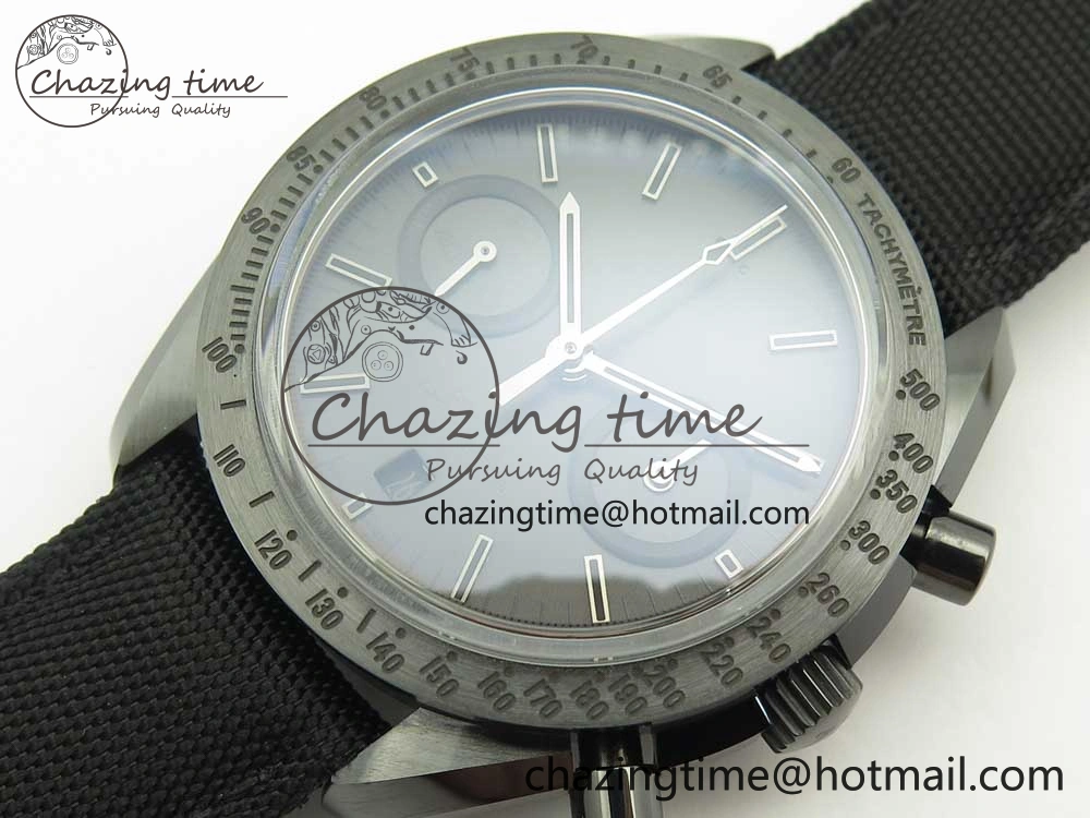 Speedmaster “Dark Side of The Moon” Real Ceramic OMF 1:1 Best Edition Black Black on Nylon Strap A Practical 7976