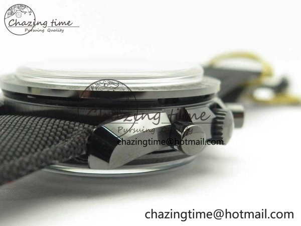 Speedmaster “Dark Side of The Moon” Real Ceramic OMF 1:1 Best Edition Black Black on Nylon Strap A Practical 7976