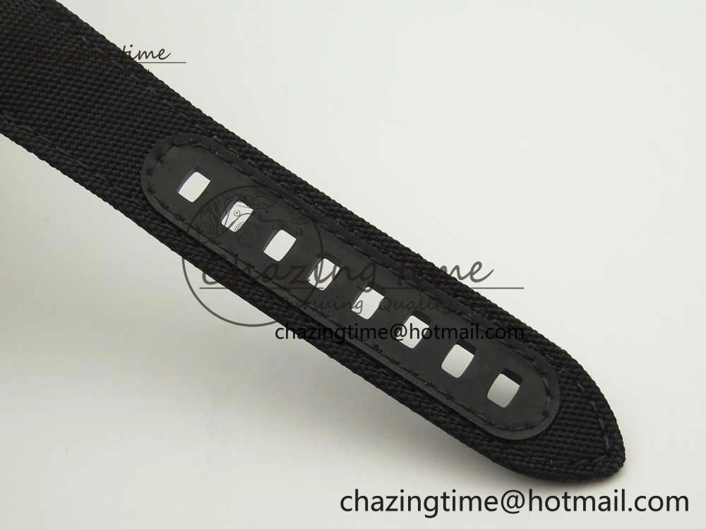 SmartChoice Speedmaster “Dark Side of The Moon” Real Ceramic OMF 1:1 Best Edition on Nylon Strap A 7977