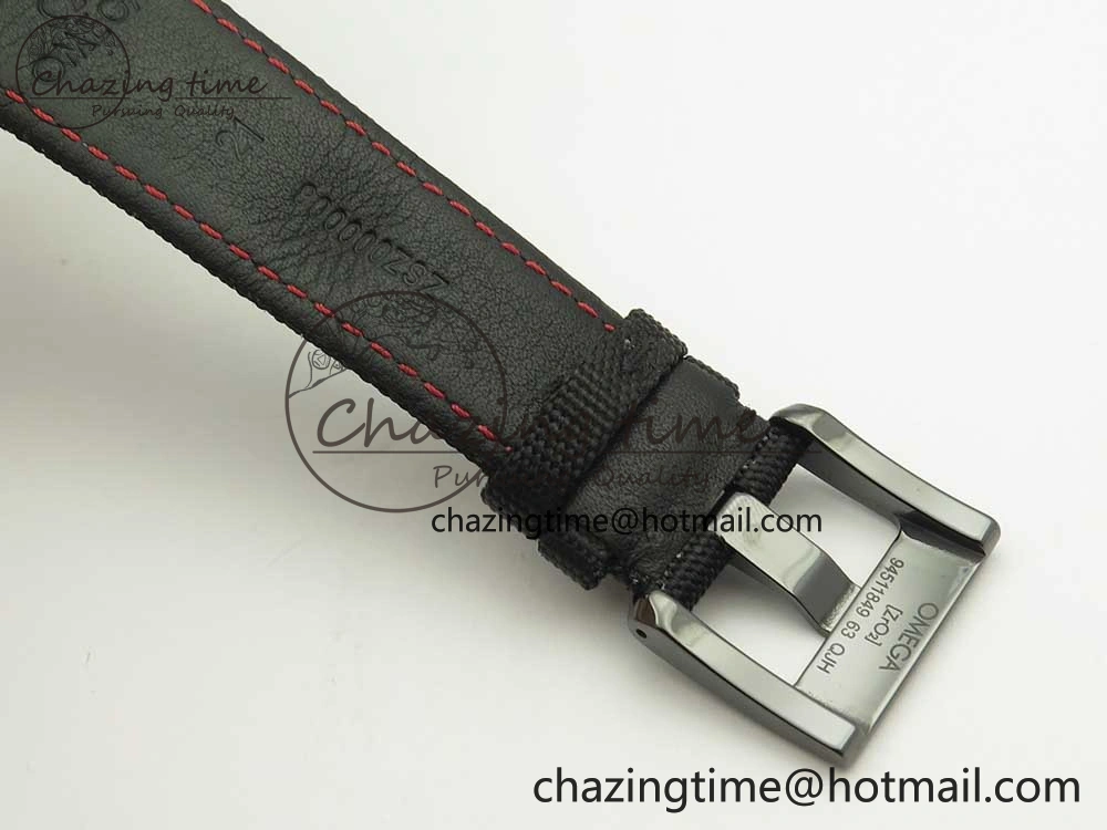 SmartChoice Speedmaster “Dark Side of The Moon” Real Ceramic OMF 1:1 Best Edition on Nylon Strap A 7977
