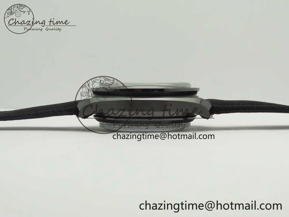 SmartChoice Speedmaster “Dark Side of The Moon” Real Ceramic OMF 1:1 Best Edition on Nylon Strap A 7977