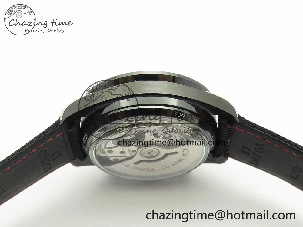 SmartChoice Speedmaster “Dark Side of The Moon” Real Ceramic OMF 1:1 Best Edition on Nylon Strap A 7977