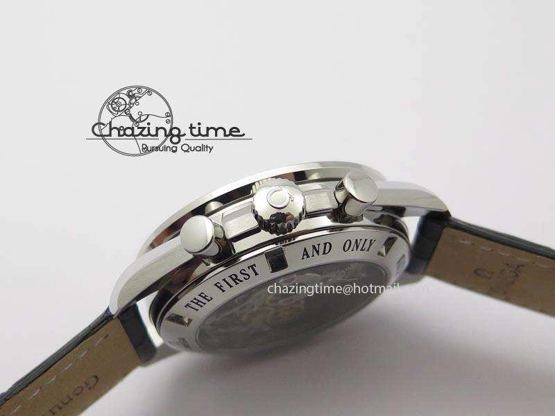 Speedmaster JHF SS ‘Work on the Moon’ Gary Dial On Black Leather Strap Trendy 8240