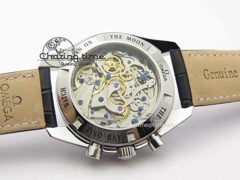 Speedmaster JHF SS ‘Work on the Moon’ Gary Dial On Black Leather Strap Trendy 8240
