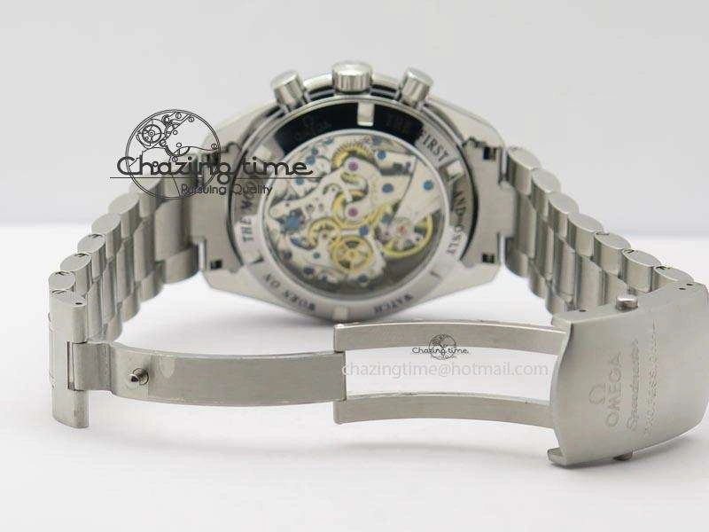 Stretchable Speedmaster JHF SS ‘Work on the Moon’ Gary Dial On SS Bracelet 8241