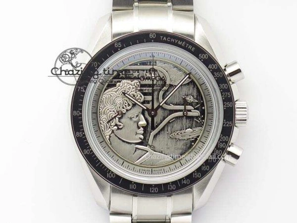 Stretchable Speedmaster JHF SS ‘Work on the Moon’ Gary Dial On SS Bracelet 8241