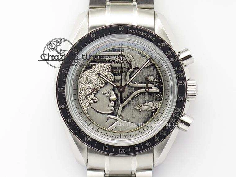 Stretchable Speedmaster JHF SS ‘Work on the Moon’ Gary Dial On SS Bracelet 8241