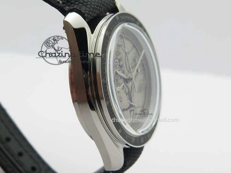 Sporty Speedmaster JHF SS ‘Work on the Moon’ Gray Dial On Black Nylon Strap 8207