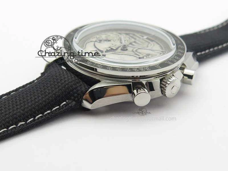Sporty Speedmaster JHF SS ‘Work on the Moon’ Gray Dial On Black Nylon Strap 8207
