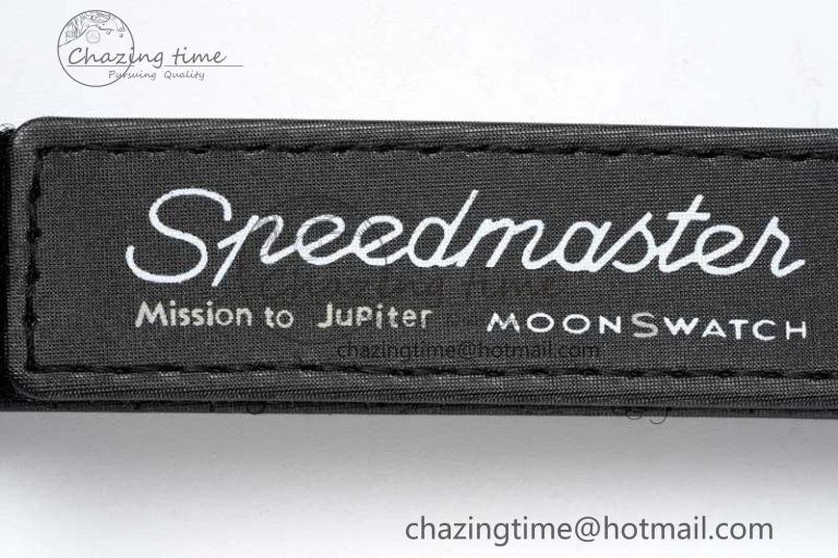 Speedmaster Misson To Jupiter 1:1 Best Edition Brown Dial On Nylon Strap Quartz Compact 7857