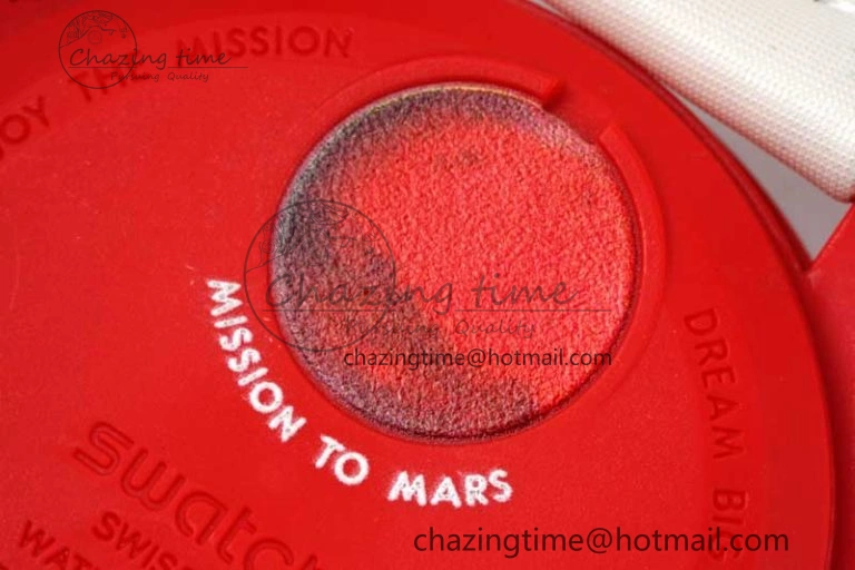 Speedmaster Misson To Mars 1:1 Best Edition White Dial On Nylon Strap Quartz Bold 7862