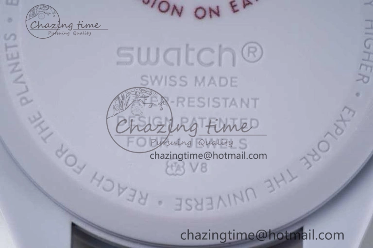 SmartChoice Speedmaster Misson To Pluto 1:1 Best Edition Gray Dial On Nylon Strap Quartz 7858