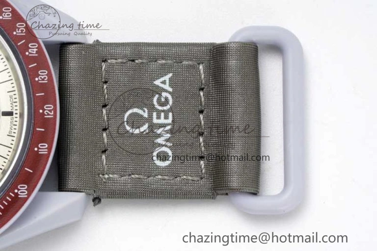SmartChoice Speedmaster Misson To Pluto 1:1 Best Edition Gray Dial On Nylon Strap Quartz 7858
