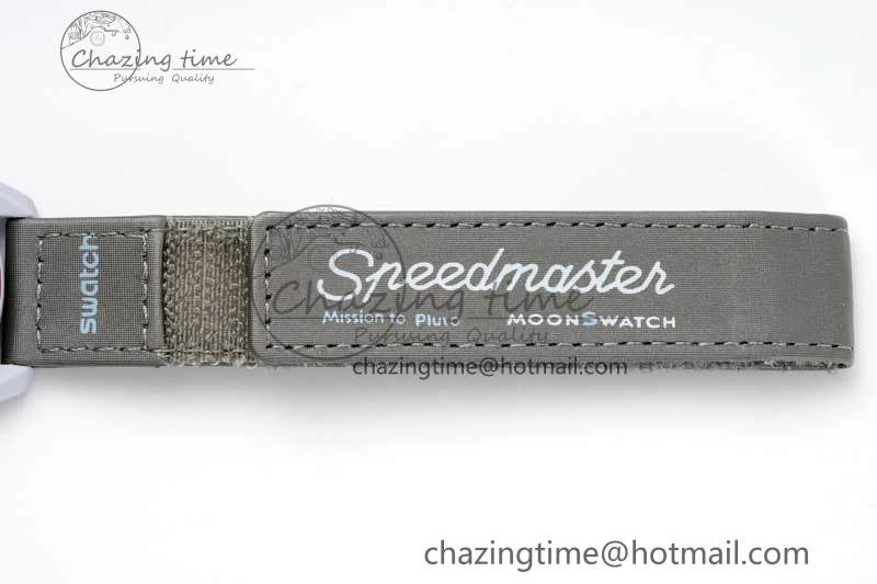SmartChoice Speedmaster Misson To Pluto 1:1 Best Edition Gray Dial On Nylon Strap Quartz 7858