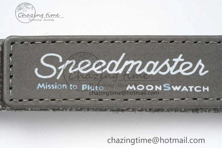 SmartChoice Speedmaster Misson To Pluto 1:1 Best Edition Gray Dial On Nylon Strap Quartz 7858