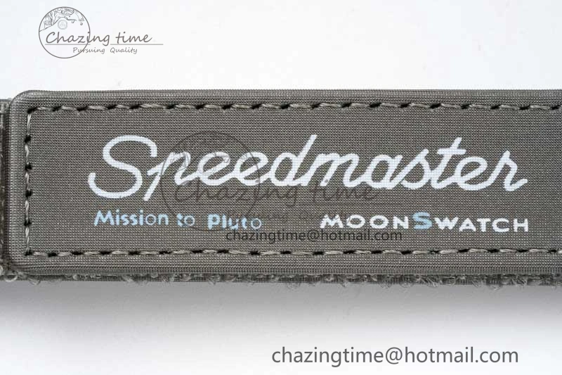 SmartChoice Speedmaster Misson To Pluto 1:1 Best Edition Gray Dial On Nylon Strap Quartz 7858