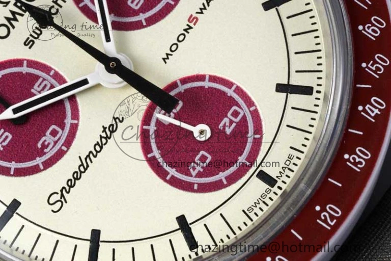 SmartChoice Speedmaster Misson To Pluto 1:1 Best Edition Gray Dial On Nylon Strap Quartz 7858