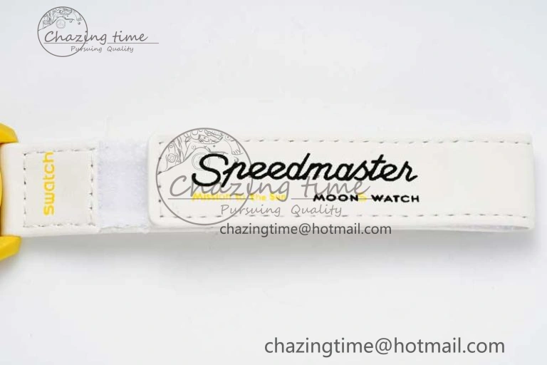 SmoothTexture Speedmaster Misson To The Sun 1:1 Best Edition Yellow Dial On Nylon Strap Quartz 7855
