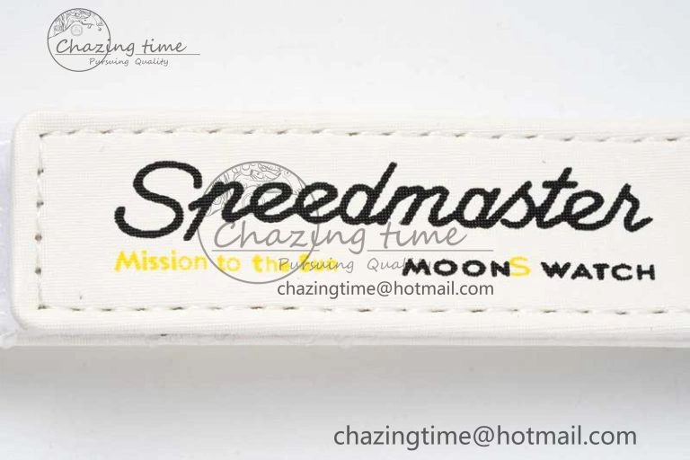 SmoothTexture Speedmaster Misson To The Sun 1:1 Best Edition Yellow Dial On Nylon Strap Quartz 7855