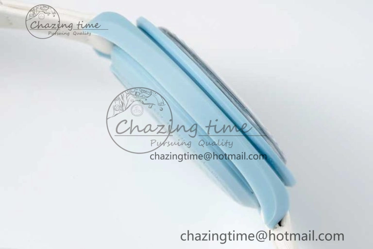 Neat Speedmaster Misson To Uranus 1:1 Best Edition Blue Dial On Nylon Strap Quartz 7860