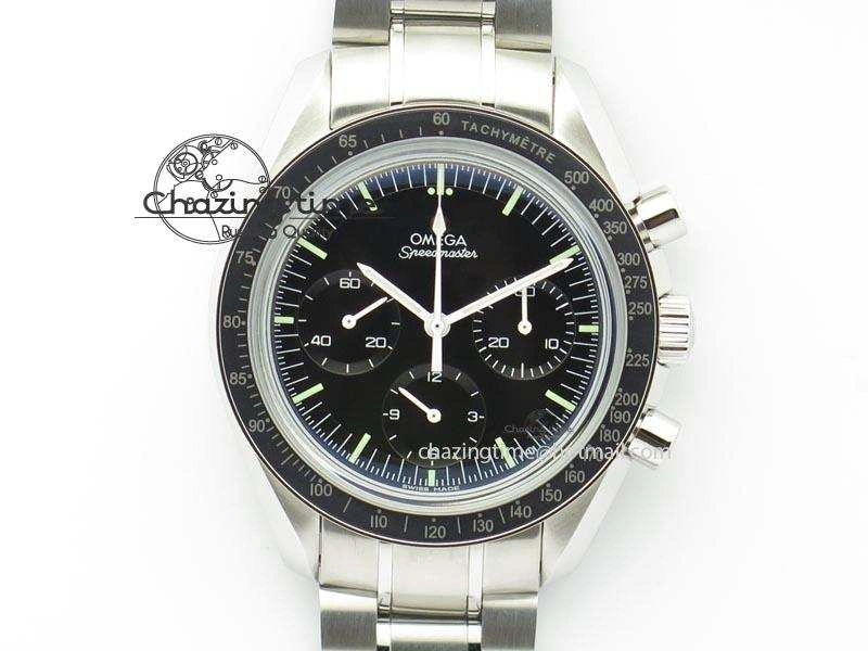 Speedmaster MoonWatch Black Dial On SS Bracelet Chic 8228