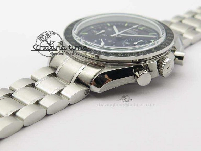Speedmaster MoonWatch Black Dial On SS Bracelet Chic 8228
