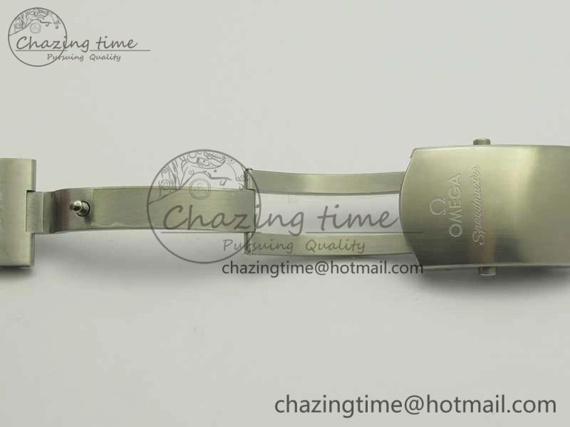 Flexible Speedmaster Moonwatch OMF 1:1 Best Edition Gray Dial on SS Bracelet A 8042