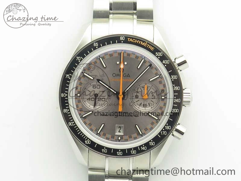 Flexible Speedmaster Moonwatch OMF 1:1 Best Edition Gray Dial on SS Bracelet A 8042