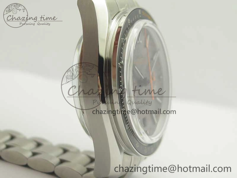Flexible Speedmaster Moonwatch OMF 1:1 Best Edition Gray Dial on SS Bracelet A 8042