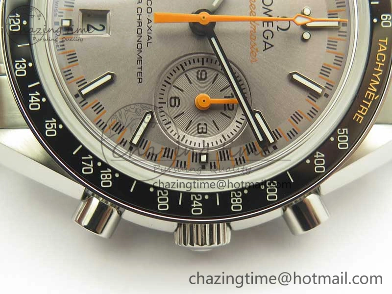 Flexible Speedmaster Moonwatch OMF 1:1 Best Edition Gray Dial on SS Bracelet A 8042