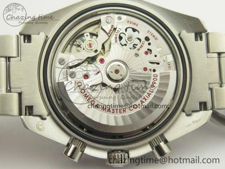 Flexible Speedmaster Moonwatch OMF 1:1 Best Edition Gray Dial on SS Bracelet A 8042