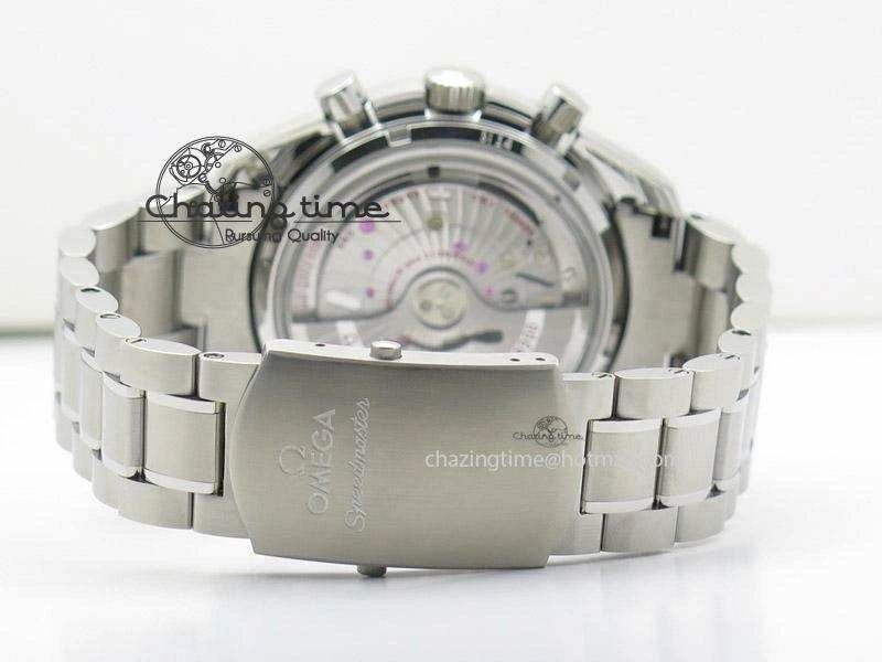 Efficient Speedmaster Professional Moonwatch Chrono AXF Best Edition On SS Bracelet A 8286