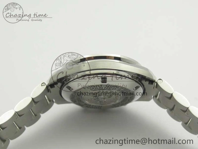 Attractive Speedmaster Professional SS OMF Best Edition Black Dial on SS Bracelet Manual Winding Chrono Movement 7995