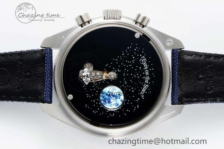 QuickDry Speedmaster Professional “Silver Snoopy Award” 50th Anniversary GSF 1:1 Best Edition A7750(Mod) 7863