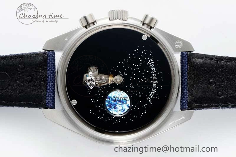 QuickDry Speedmaster Professional “Silver Snoopy Award” 50th Anniversary GSF 1:1 Best Edition A7750(Mod) 7863