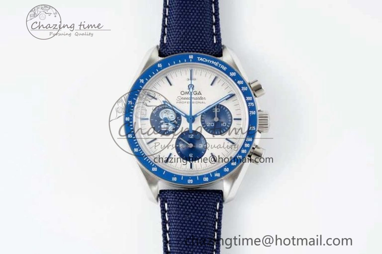 QuickDry Speedmaster Professional “Silver Snoopy Award” 50th Anniversary GSF 1:1 Best Edition A7750(Mod) 7863