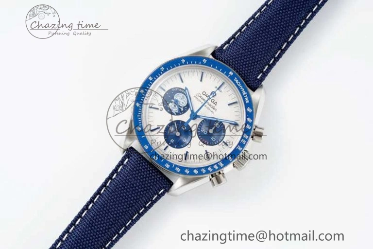 QuickDry Speedmaster Professional “Silver Snoopy Award” 50th Anniversary GSF 1:1 Best Edition A7750(Mod) 7863