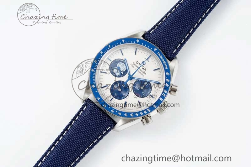 QuickDry Speedmaster Professional “Silver Snoopy Award” 50th Anniversary GSF 1:1 Best Edition A7750(Mod) 7863