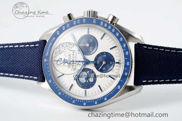 QuickDry Speedmaster Professional “Silver Snoopy Award” 50th Anniversary GSF 1:1 Best Edition A7750(Mod) 7863