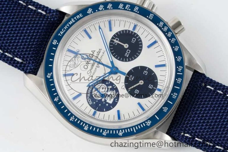 Speedmaster Professional “Silver Snoopy Award” 50th Anniversary V6SF 1:1 Best Edition A7750(Mod) Original 7846