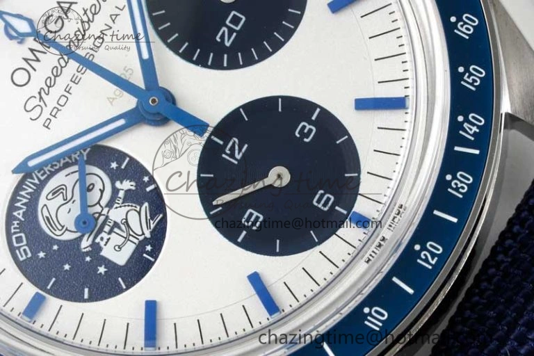Speedmaster Professional “Silver Snoopy Award” 50th Anniversary V6SF 1:1 Best Edition A7750(Mod) Original 7846