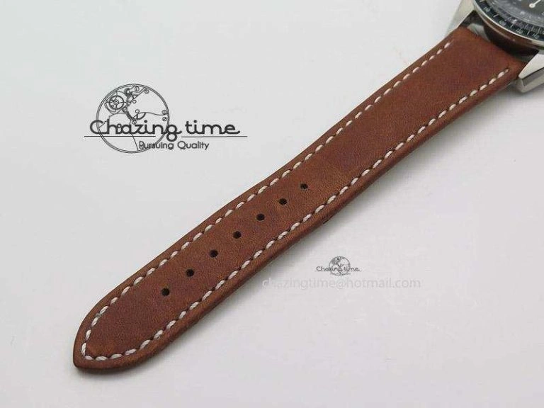 Speedmaster Professional The Moon Watch on Brown Asso Strap Asian Manual Winding Chronograph Movement Breathable 8288
