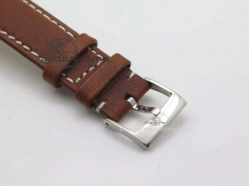 Speedmaster Professional The Moon Watch on Brown Asso Strap Asian Manual Winding Chronograph Movement Breathable 8288